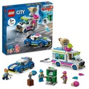 LEGO City Polícia 2x auto policajnej auto a dodávka prenasledujú bankovú lúpež