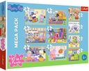 PUZZLE 10IN1 SPOZNAJTE KLUBY PEPPA PIG