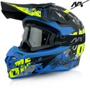 NAXA SET PRILBA C9/R + OKULIARE NX CROSS OFF-ROAD r.M.