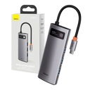 Hub Baseus Metal Gleam Series 5v1, USB-C na 3x USB 3.0 + HDMI + USB-C PD