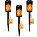 3x Solárna lampa TORCH LED Garden Hammered