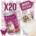 DR.TREND PREMIUM vlhké krmivo pre mačky STERILIZOVANÉ 90% mäso KURA 20x400g