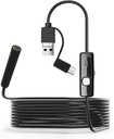 Priemyselný USB endoskop 8mm IP67 vodotesná kamera