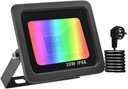 HALOGÉN RGB 20W 16 FARIEB 4 REŽIMY + DIAĽKOVÉ OVLÁDANIE IP66