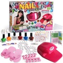 NAIL STYLING SET GLITTROVÉ NÁLEPKY + ACC