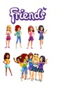 Fondánová potlač na tortu LEGO FRIENDS