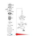 PRUŽINOVÁ PODLOŽKA MERCEDES W212 CLS A212322008464