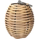 Boho lampášik RATTAN KOŠÍK S sviečka MK