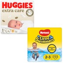 HUGGIES Plienky Novorodenec 1 26ks Plávanie 2-3 12s