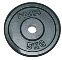 LIATIENOVÝ ZÁVAŽOVÝ TANIER 5KG ČIERNA HMS