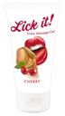 Gél s príchuťou čerešne - Lick it 50 ml