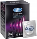 DUREX Intense kondómy s prúžkami, 24 ks.