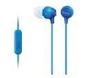 Slúchadlá do uší SONY MDR-EX15AP Microphone Blue