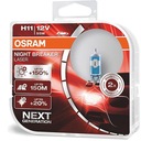 +150% OSRAM H11 12V 55W NIGHT BREAKER LASER DUO