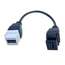 USB 3.0 keystone modul.Konektor na 15 cm kábli.