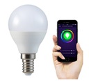 E14 SMART LED žiarovka 5,5W WW-CW+RGB Wi-Fi TUYA