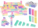 Stavebné kocky logické puzzle vzdelávacie kocky BOX 580 prvkov