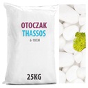 THASSOS Biely grécky záhradný kamienok 6-10cm 25KG