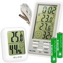 TEPLOMER MIESTNOSŤ METEOSTANICA HYGROMETER + SET MINI METEOSTANICE