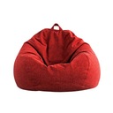 Pouf Sedací vak 80x90x50 Červený 185L