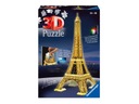 3D puzzle RAVENSBURGER Eiffelova veža v noci 216