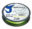 DAIWA J-BRAID X4 YELLOW BRIDGE 135m-0,15mm