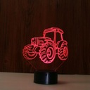 3D LED TRAKTOROVÁ NOČNÁ LAMPA S DARČEKOM NA DIAĽKOVÉ OVLÁDANIE