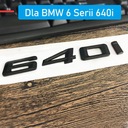 Čierna Nálepky na auto so znakom BMW 640i