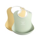 BABYBJORN - 2 podbradníky - Powder Yellow/ Powder Gr