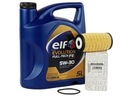 OE RENAULT FILTER + OLEJ 5W30 5L Nissan Qashqai 2.0