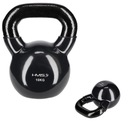 Činka Kettlebell, liatinová rukoväť s VINYL povlakom, činka 10kg HMS