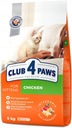 CLUB 4 PAWS suché krmivo pre mačiatka s kuracím mäsom 5 kg