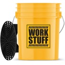 WORK STUFF Detailing Bucket Yellow WASH vedro + separátor na umývanie auta