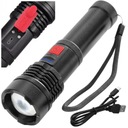 HANDLIGHT LED 12W ZOOM BATÉRIA 2200mAh USB