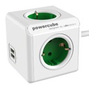 Power strip PowerCube Extended cube 4x250V 2xUSB predlžovací kábel 1,5m