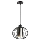 Závesná lampa Luster Glam Black Gold Copper Chr