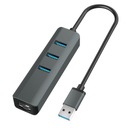 Sieťová karta Vakoss USB LAN HUB USB 3.0 RJ45