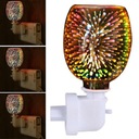 3D Glass Aroma Electric Wax Melter Wax Warmer Oil