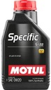 MOTUL SPECIFIC 5122 0W20 JAGUAR STJLR.51.5122 1L