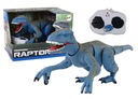 DINOSAUR R/C VELOCIRAPTOR MODRÁ SO ZVUKOM