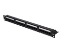 Patch panel RACK 19'' cat5e 24p UTP V2