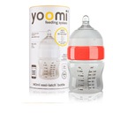 YOOMI BOTTLE červená 140 ml s cumlíkom 0m+