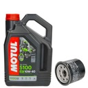 Motorový olej MOTUL 5100 10W40 4L + HF olejový filter