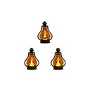 3 X (Multi) petrolejová lampa Halloween LED lampa