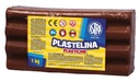 Plastelína ASTRA 1kg hnedá