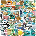 Vodotesné NÁLEPKY OKTONAUCI Octonauts 50 ks.