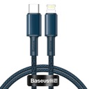 KÁBEL USB-C K BLESKOVEJ BASEUS BRAIDED 20W 5A 1M