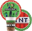 NARODENINOVÝ SET hrnčeky a taniere MINECRAFT 16 ks