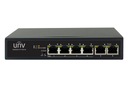 Switch 6p Desktop 6x 100Mb/s 4x PoE UNIVIEW Uplink