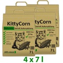 KittyCorn podstielka na kukuricu 4 x 7L